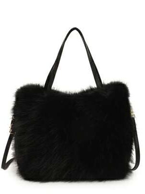 Fake fur veske